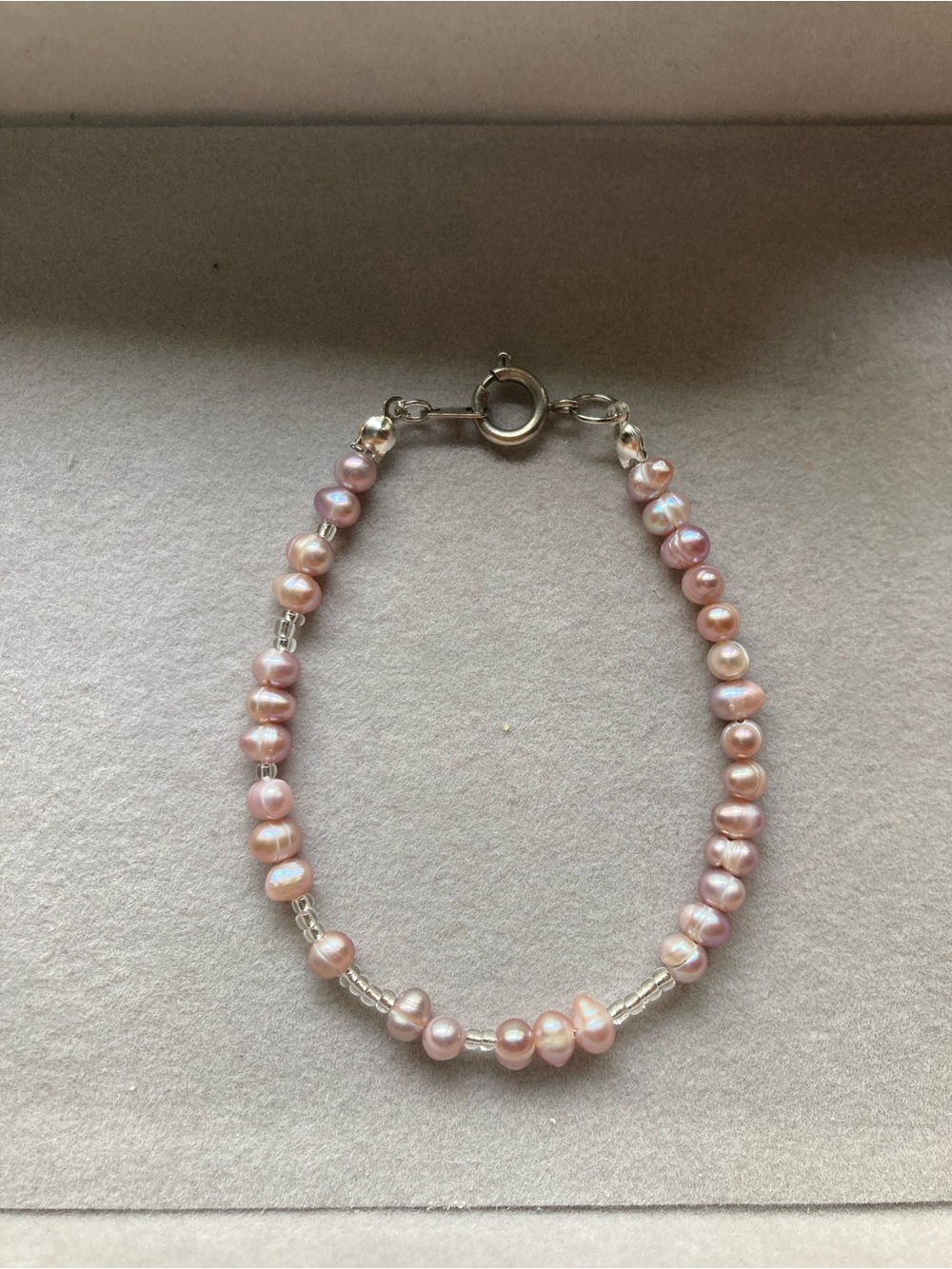 Delicate Pink Freshwater Pearl Bracelet